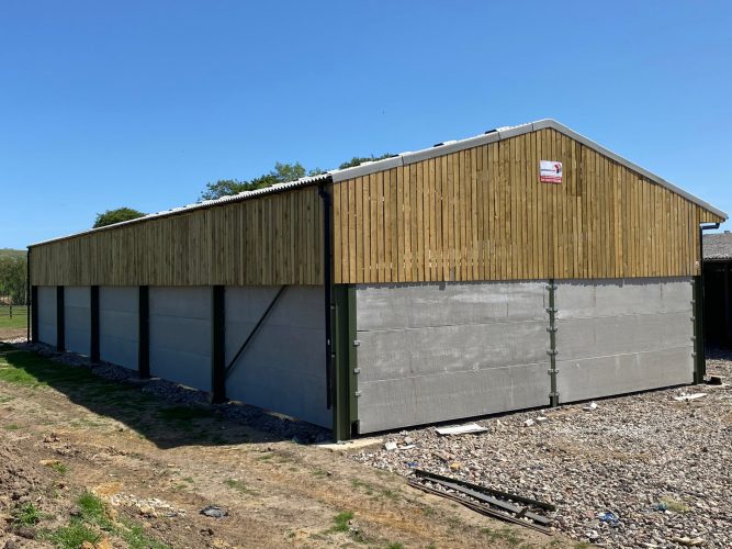3M high panels for Livestock shed in Lincoln